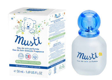 Mustela - Musti Acqua Profumata Profumo Delicato per Neonati Confezione 50 Ml