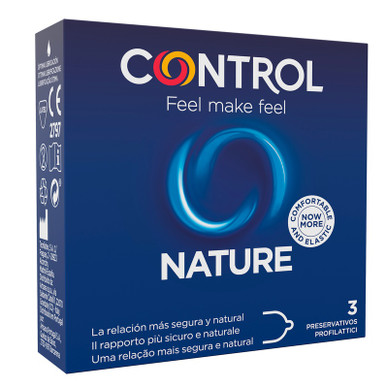 Control - Nature Preservativi in Lattice Naturale Confezione 3 Pezzi
