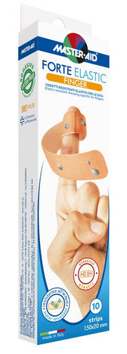 Master Aid - Cerotto Forte Elastic Finger Confezione 10 Pezzi