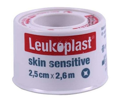 Leukoplast - Skin Sensitive Cerotto Rocchetto 2,5cm x 2,6m Confezione 1 Pezzo