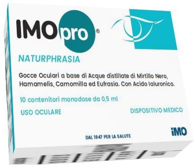 Imo - Pro Naturphrasia Gocce Oculari Idratanti Confezione 10 Monodose da 0,5 Ml