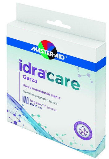 Master Aid - Idracare Garza Impregnata 10X10 Cm Confezione 10 Pezzi