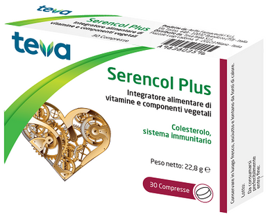 Teva - Serencol Plus Integratore Stanchezza e Affaticamento  Confezione 30 Compresse