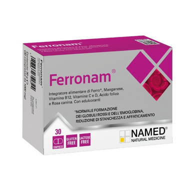 Named - Ferronam Integratore Stanchezza E Affaticamento Confezione 30 Compresse