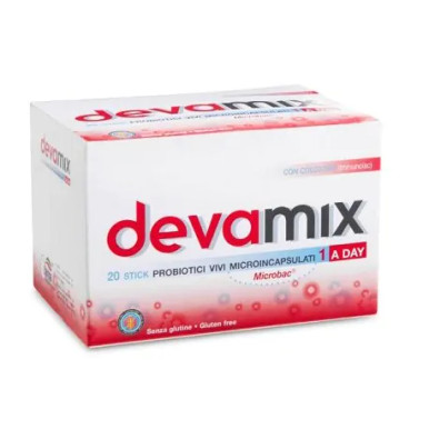 T Farma - Devamix Integratore Intestinale Probiotici Confezione 20 Stick