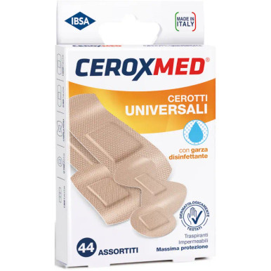 Ceroxmed - Cerotti Universali Assortiti Confezione 44 Pezzi