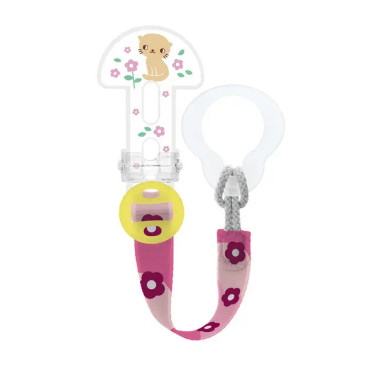 Mam - Clip It & Cover Portasucchietto Per Bimba 0 Mesi+ Confezione 1 Pezzo