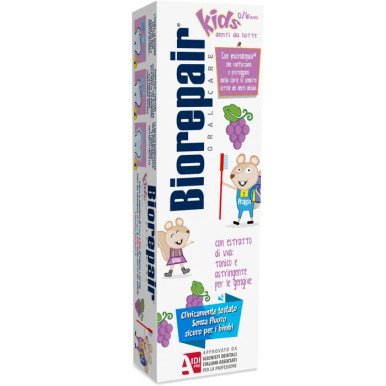 Biorepair - Kids Dentifricio Uva 0-6 Anni Confezione 50 Ml