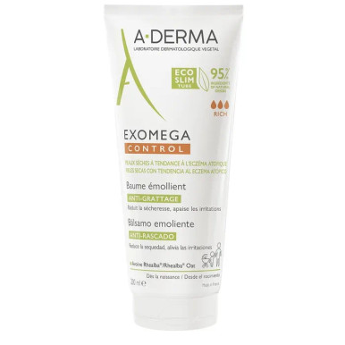 A-Derma - Exomega Control Balsamo Emolliente Antiprurito Confezione 200 Ml