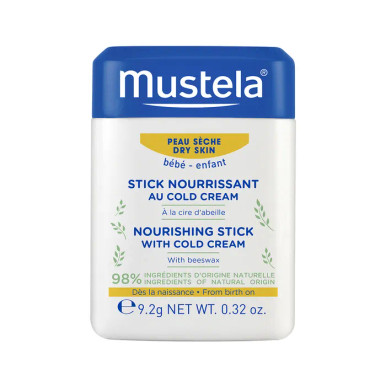 Mustela - Stick Nutriente Viso Cold Cream Confezione 9,2 Gr