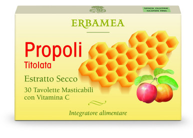 Erbamea - Proproli Titolata Confezione 30 Tavolette Masticabili