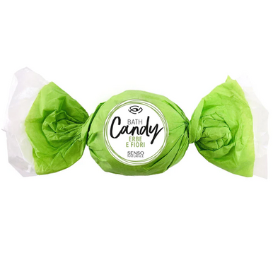 Senso Naturale - Candy Bomba Da Bagno Erbe e Fiori Confezione 95 Gr