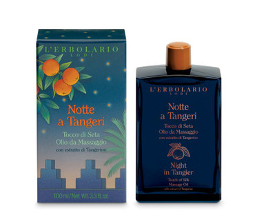 L'Erbolario - Notte a Tangeri Tocco di Seta Olio da Massaggio Confezione 100 Ml