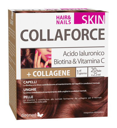 Dietmed - Collaforce Skin Hair&Nails Confezione 20 Flaconi
