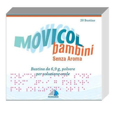Movicol - Senza Aroma Trattamento Stitichezza Bambini Confezione 20 Bustine
