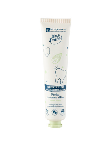 La Saponaria - Bio&Smile Dentifricio Wonder White Confezione 75 Ml
