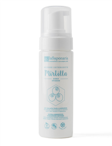 La Saponaria - Mousse Detergente Mirtillo Zero Stress Confezione 150 Ml