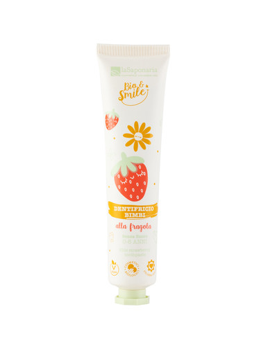La Saponaria - Bio&Smile Dentifricio Bimbi Alla Fragola Confezione 75 Ml