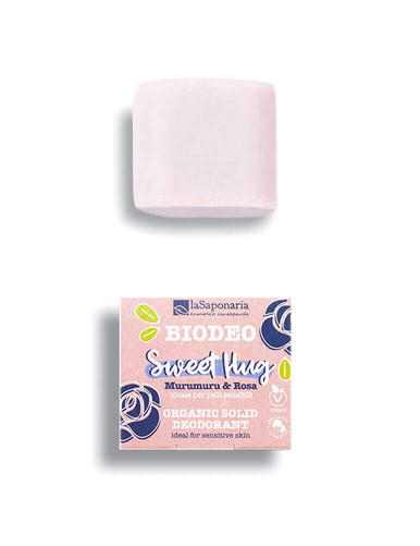 La Saponaria - Biodeo Solido Sweet Hug Confezione 40 Gr