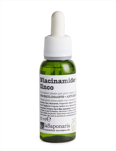 La Saponaria - Attivo Puro Niacinamide e Zinco Confezione 30 Ml