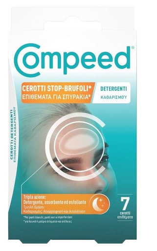 Compeed - Cerotti Stop Brufoli Detergenti Confezione 7 Pezzi (Scadenza Prodotto 03/2026)