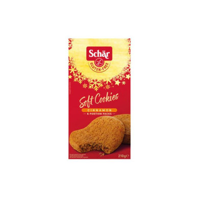 Schar - Soft Cookie Cinnamon Senza Glutine Confezione 210 Gr