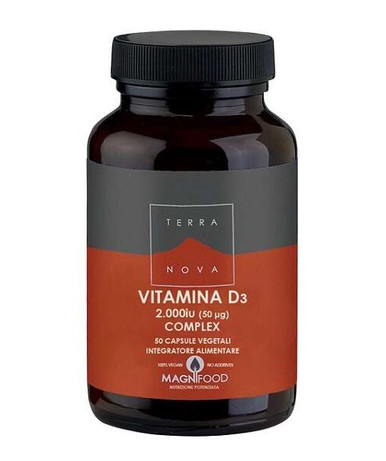 Terranova - Complesso Vitamina D3 Confezione 50 Capsule (Scadenza Prodotto 03/2026)