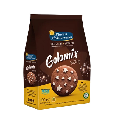 Piaceri Mediterranei - Golomix Biscotto Senza Glutine Confezione 200 G