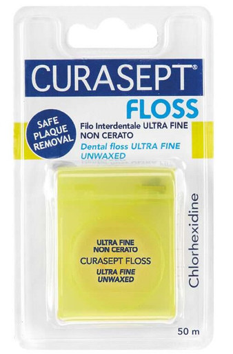 Curasept - Floss Filo Interdentale Ultra Fine Non Cerato Confezione 50 M