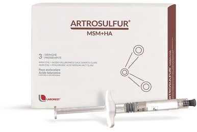 Laborest - Artrosulfur MSM+HA Confezione 3 Siringhe Preriempite da 2 Ml