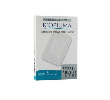 Icopiuma - Compresse Adesive TNT 7,5X5 Cm