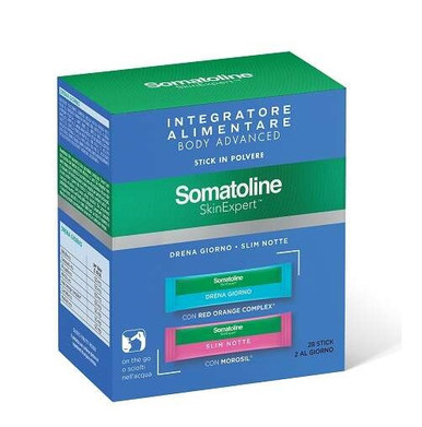 Somatoline - Skin Expert Body Advanced Integratore Snellente e Drenante Confezione 28 Stick