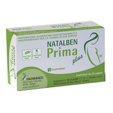 Natalben - Prima Plus Integratore Multivitaminico Confezione 30 Capsule