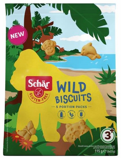 Schar - Wild Biscuits Confezione 115 Gr