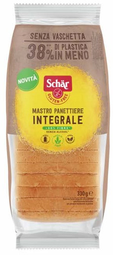 Schar - Mastro Panettiere Pane Integrale Senza Glutine Confezione da 330 Gr (Scadenza Prodotto 11/02/2026)