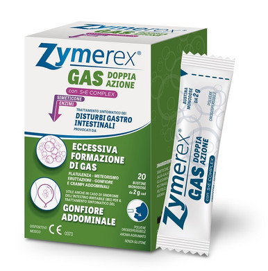 Zymerex - Gas Doppia Azione Con S+E Complex Confezione 20 Bustine