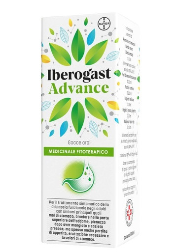 Bayer - Iberogast Advance Gocce per Dolore all'Addome e allo Stomaco Confezione 100 Ml   