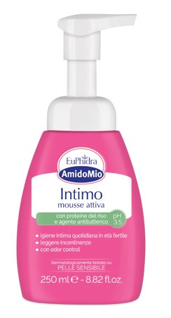 EuPhidra - AmidoMio Intimo Mousse Attiva pH 3,5 Azione Lenitiva con Odor Control