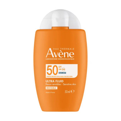 Avene - Eau Thermale Soluzione Ultra Fluida Invisible Viso Spf 50+ Confezione 50 Ml
