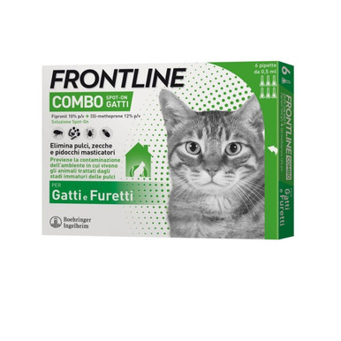 Frontline - Combo Spot On Gatti & Furetti Confezione 6 Pipette