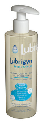 Lubrigyn - Intimo & Corpo Olio Detergente 2 in 1 Confezione da 400 Ml 