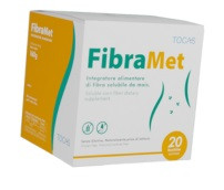 Tocas - FibraMet Integratore Alimentare con Fibre Confezione da 20 Bustine