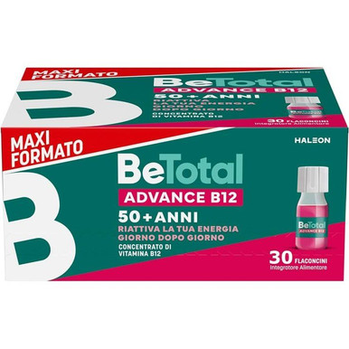 Be-Total - Advance B12 50+ Confezione 30 Flaconcini (Confezione Dannegiata)