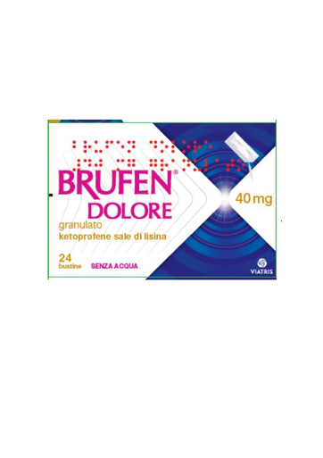 Brufen - Dolore 40 mg Granulato Soluzione Orale Confezione 24 Bustine