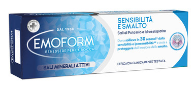 Emoform - Dentifricio Sensibilità e Smalto Tubetto 75 Ml
