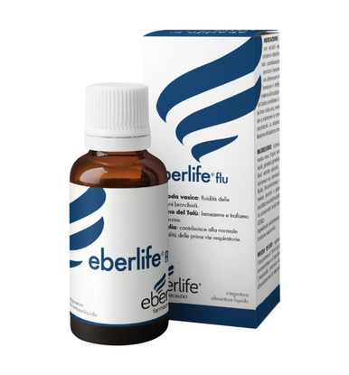 Eberlife - Flu Integratore Alimentare Fluidificante Flacone 200 Ml