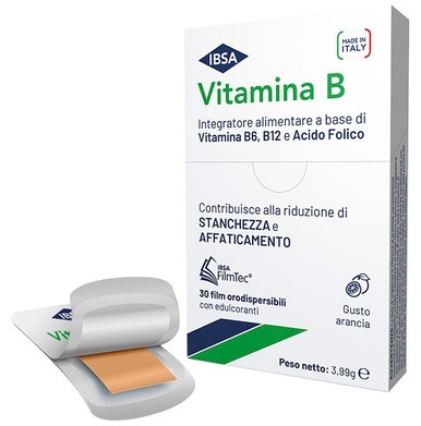 Ibsa - Vitamina B Integratore Alimentare Confezione 30 Film Orali (Scadenza Prodotto 04/2026)