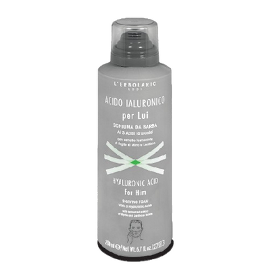 L'Erbolario - Acido Ialuronico Per Lui Schiuma Da Barba Confezione 200 Ml