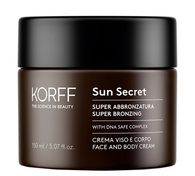Korff - Sun Secret Crema Super Abbronzante Viso E Corpo Confezione 150 Ml