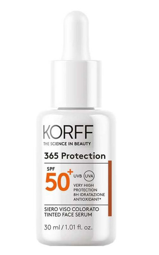 Korff - 365 Protection Siero Viso Colorato Spf50+ Confezione 30 Ml
